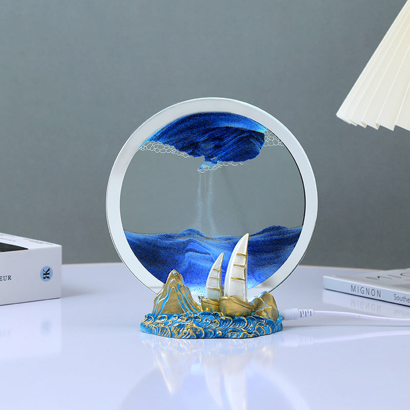 3D dynamic sand art piece 1