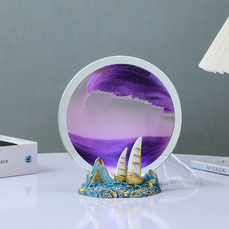 flowing sand art decoration 2