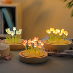 close-up of tulip lamp kit materials image 3