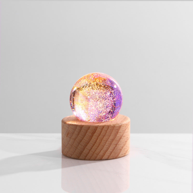 Colourful crystal starry night lamp 2