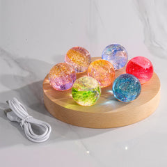 Colourful crystal starry night lamp 4