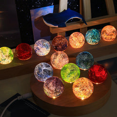 Colourful crystal starry night lamp 2