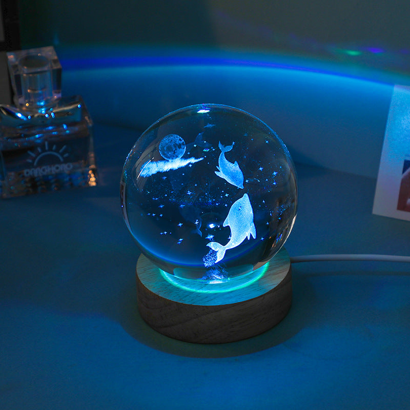 beautiful gift packaging for the crystal ball night light