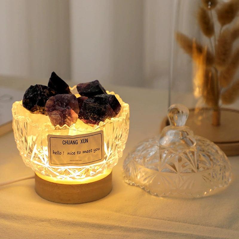 Relaxing Warm Light from Aroma Diffuser