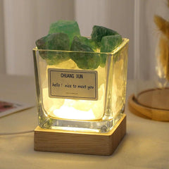Relaxing Warm Light from Aroma Diffuser