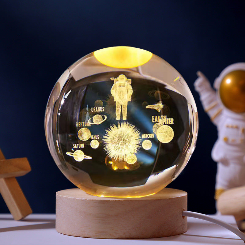 Starry Night Light Display with Crystal Ball Image 2