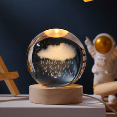 Crystal Ball Night Light with Various Modes Image 3