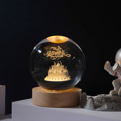 Crystal Ball Night Light in Use Image 7