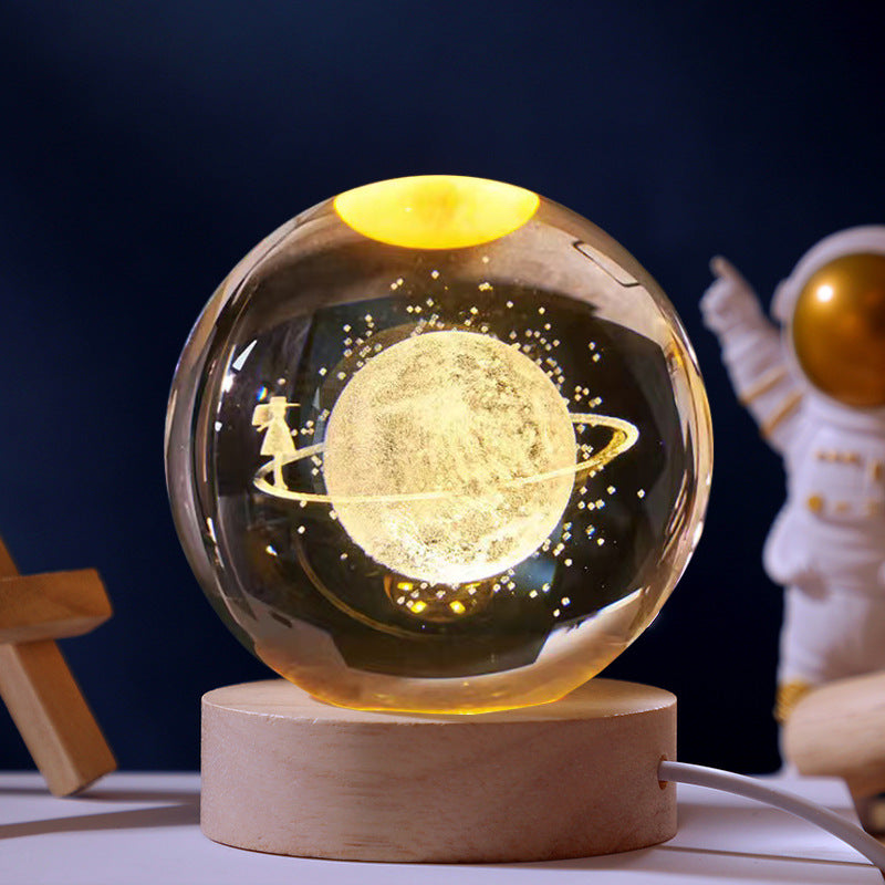 Crystal Ball Night Light in Use Image 7