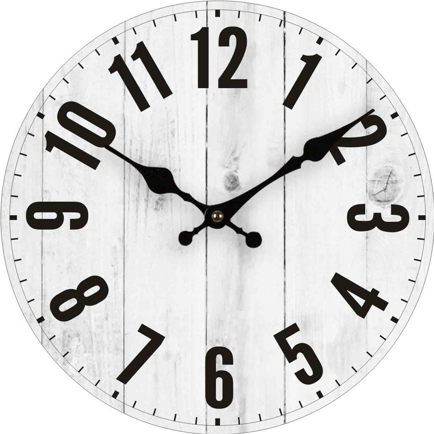 Elegant wall clock mounted in a modern home