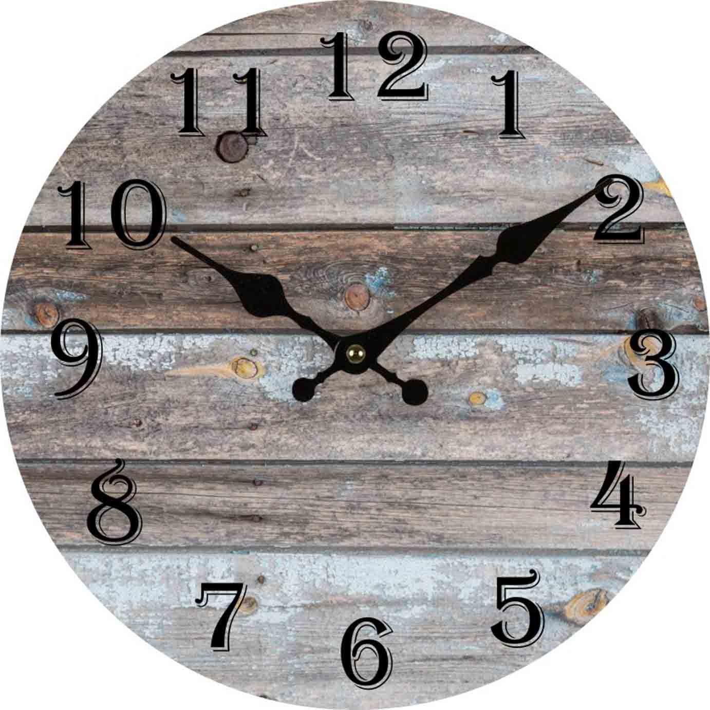 Silent quartz movement clock