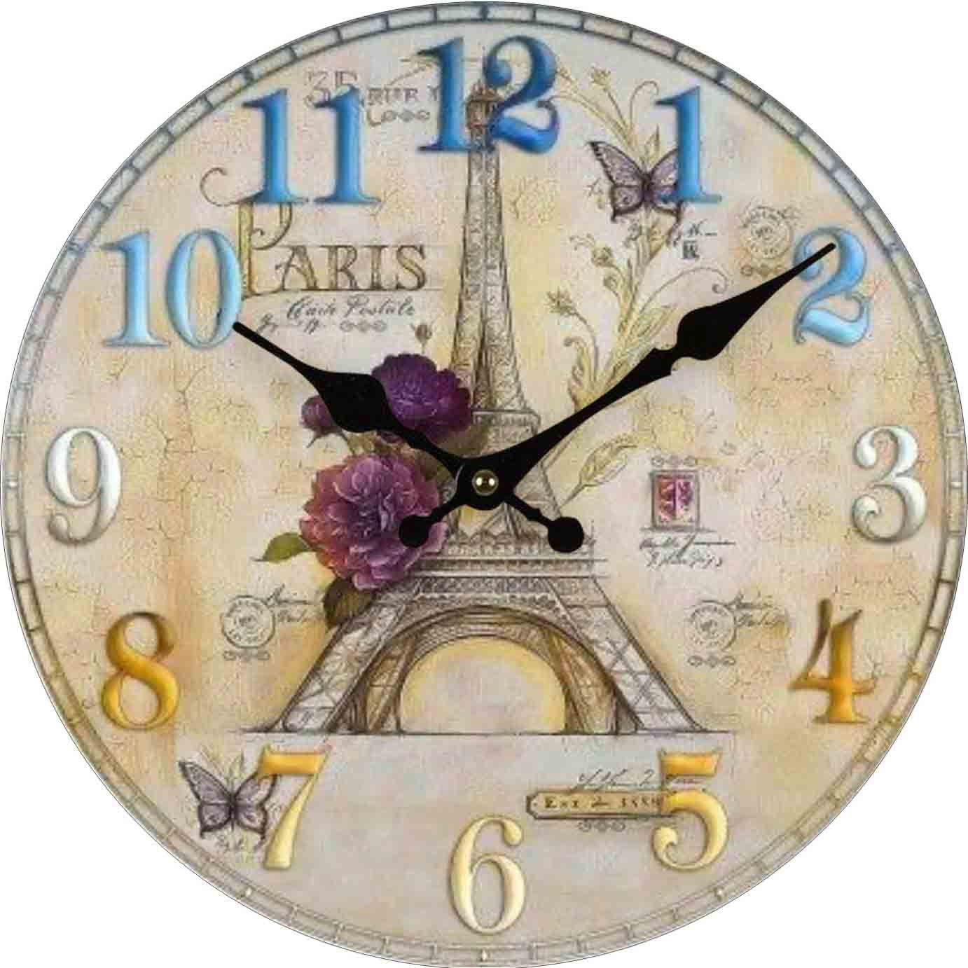 various designs of customizable clocks