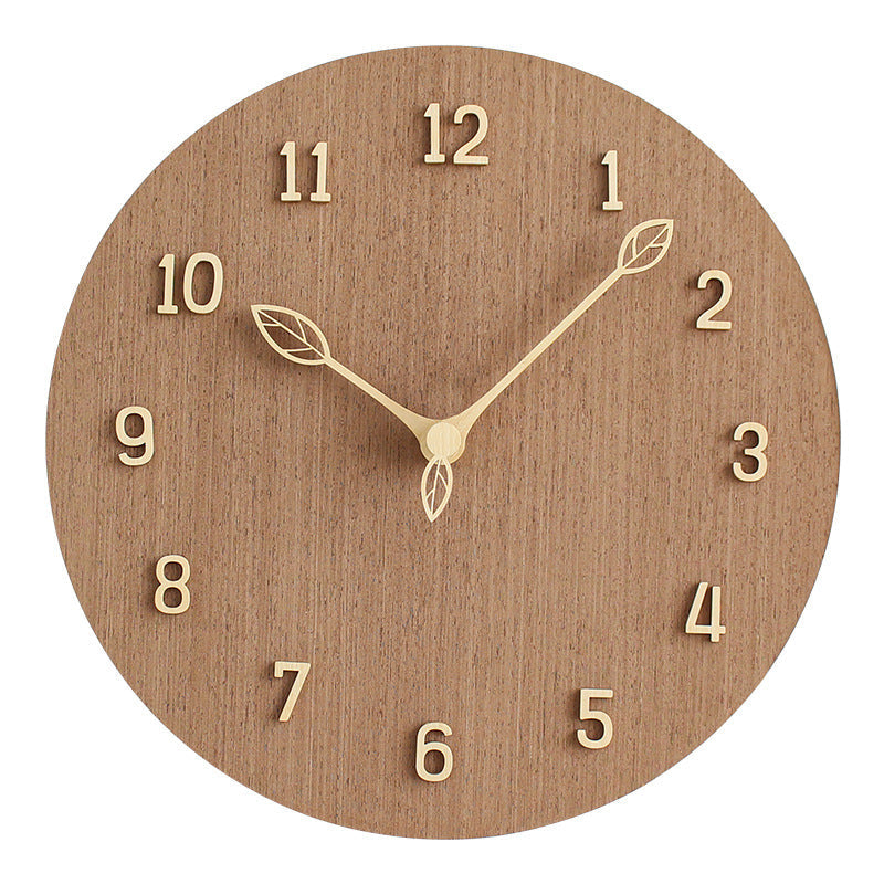 Versatile wall clock in different home settings
