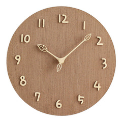 Modern Nordic Silent Wall Clock in a living room setting