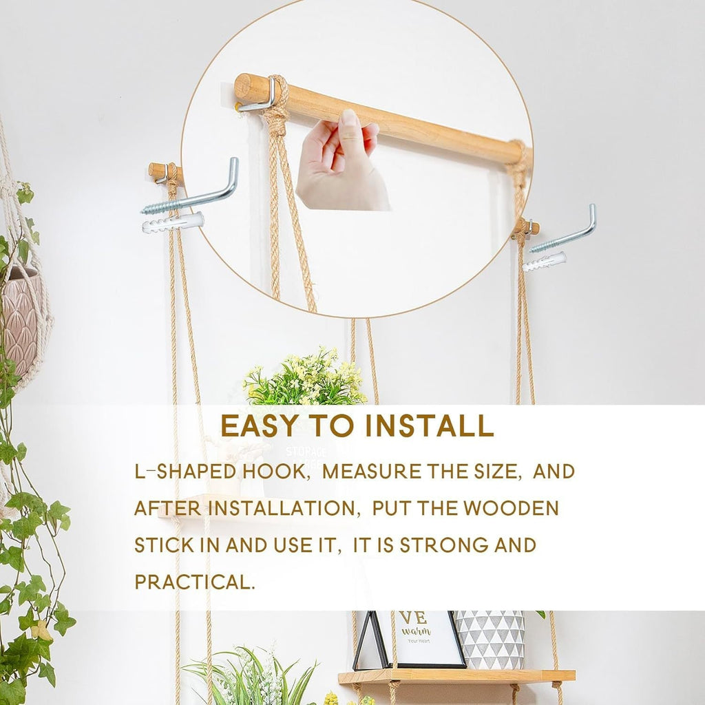 Stylish indoor plant storage rack