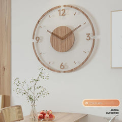 Close up of silent mechanism wall clock