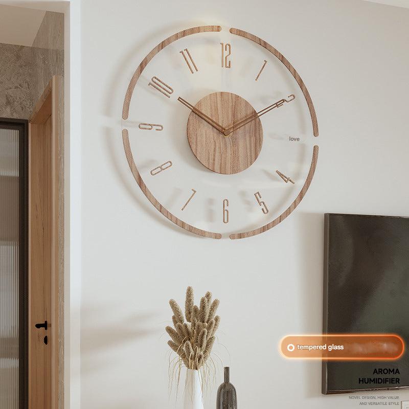 Unique wall clock with modern aesthetics