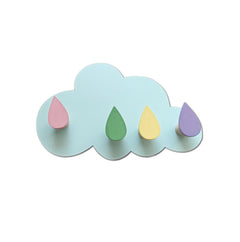 sturdy wooden hooks with a natural finish