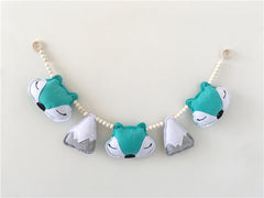 Whimsical kids decor with fox designs