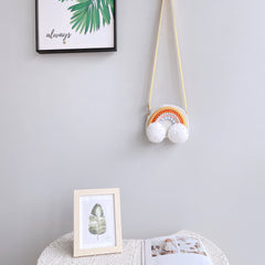 Rainbow themed kids storage solution