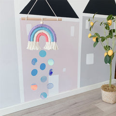 Easy to mount rainbow shell wall hanging