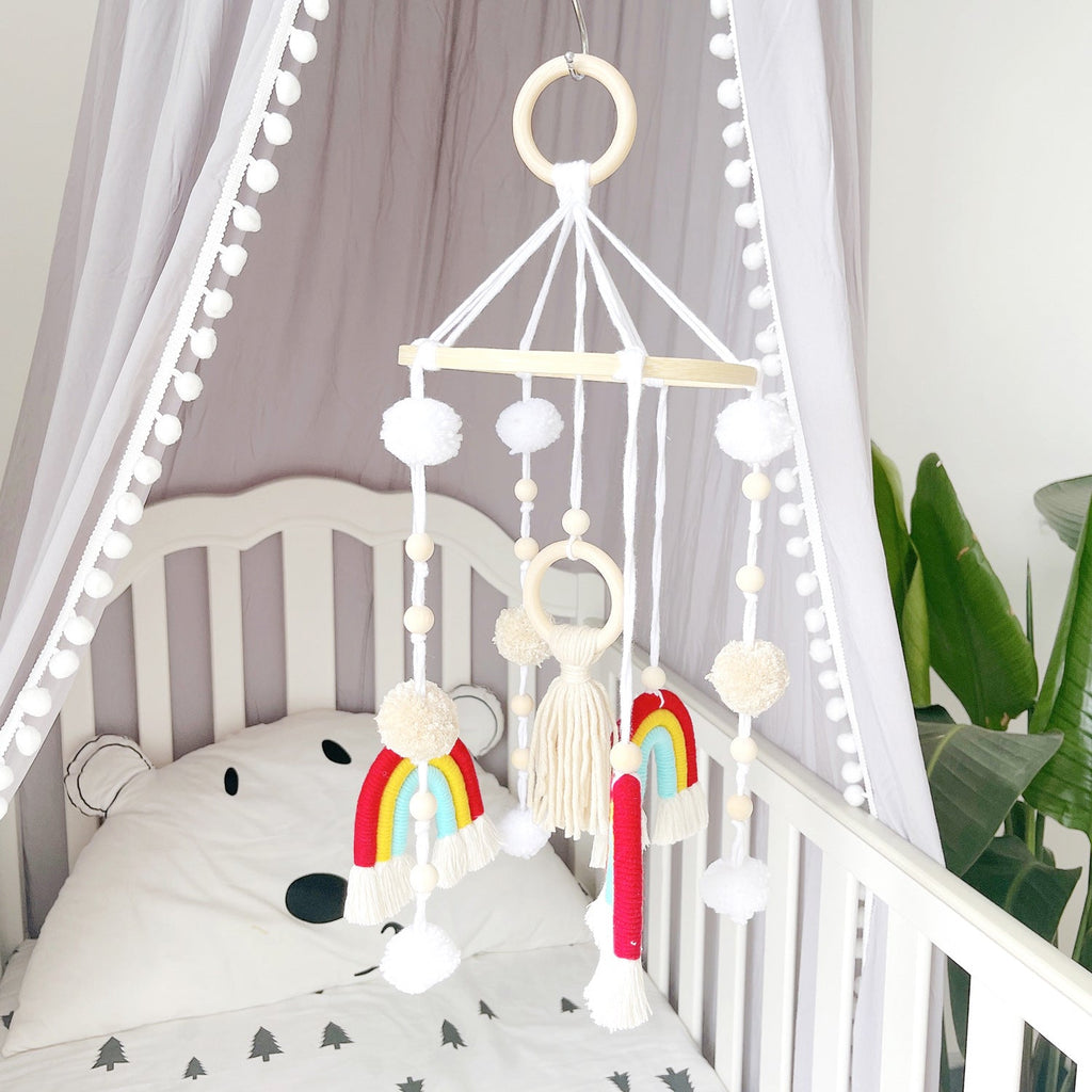 Artistic ceiling decor for kids' play area