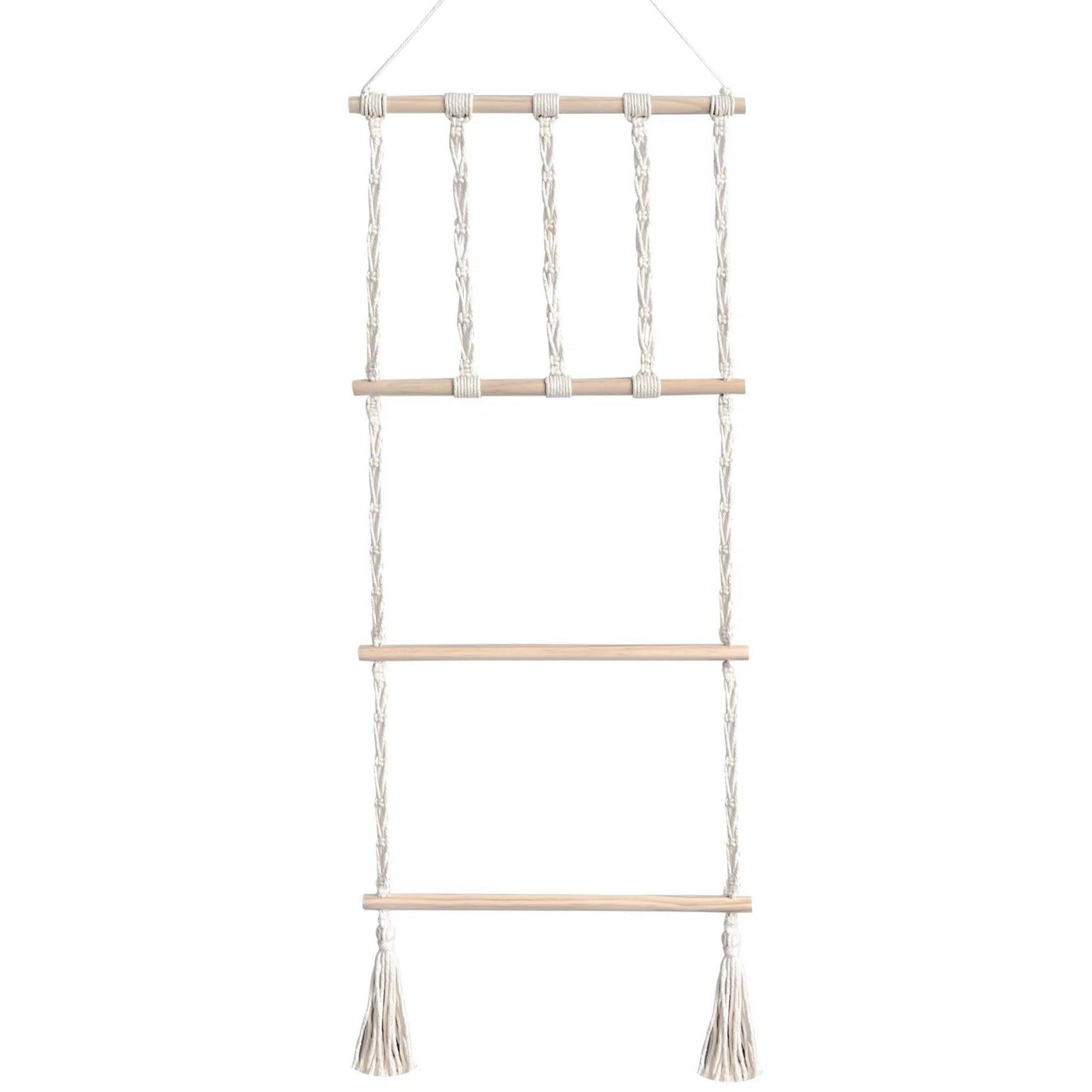 Buckling tassels on hair accessory rack