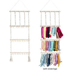 Versatile storage rack for crafting supplies