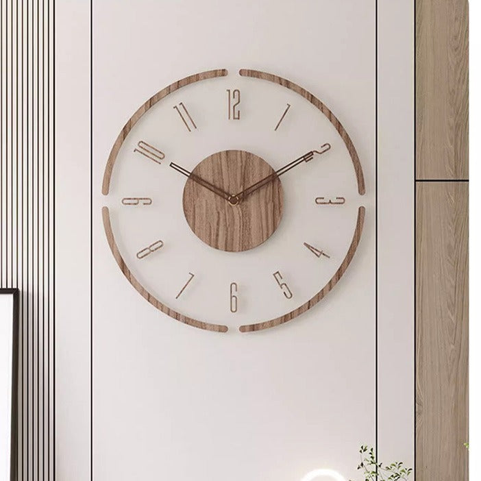 Clear display of the digital wall clock