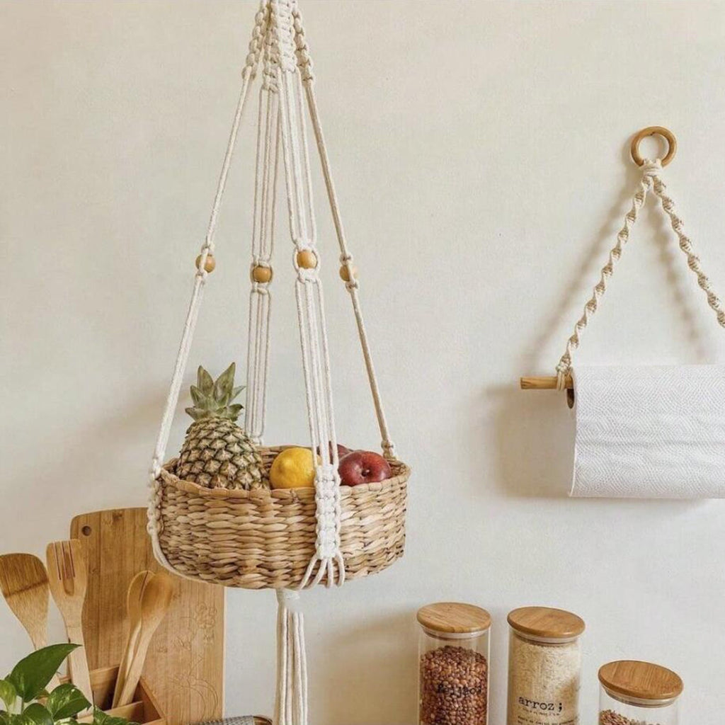 Elegant design of handwoven cotton basket