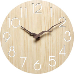 Side view of the stylish MDF wall clock