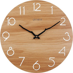 Detailed view of the clock's modern design features