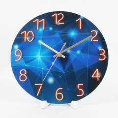 Durable glass and plastic wall clock image 5