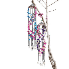 Crafted Japanese wind chime in outdoor setting