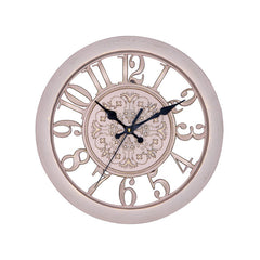 Close-up of Quartz Movement Vintage Wall Clock