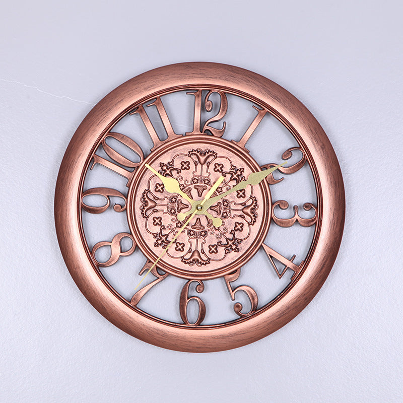 Elegant Silent Clock on Office Wall
