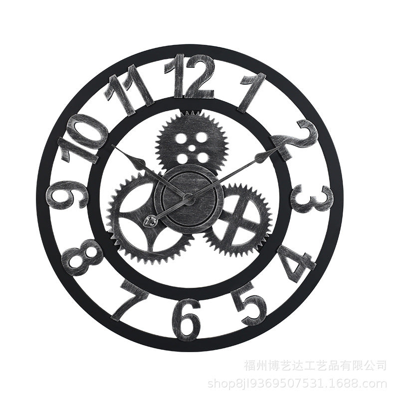 various models of vintage wall clocks