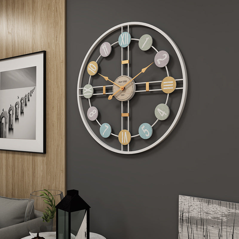 elegant wall clock in various colours