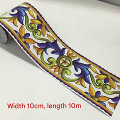 Self-adhesive bathroom tile stickers design 2 displayed