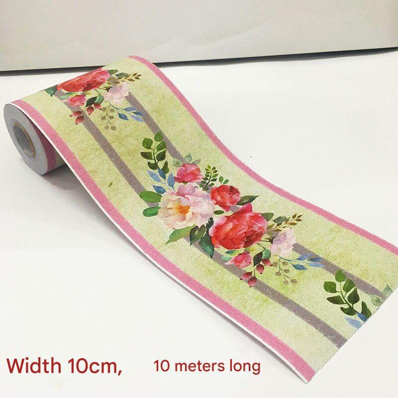 Self-adhesive vinyl tiles for decorative use
