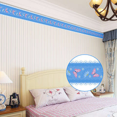 Self-adhesive vinyl tiles for decorative use