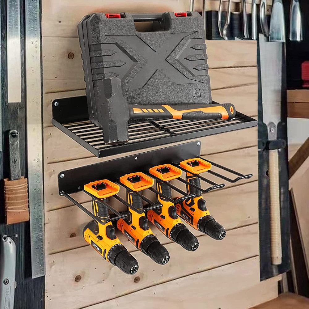 Durable metal tool organiser for screws