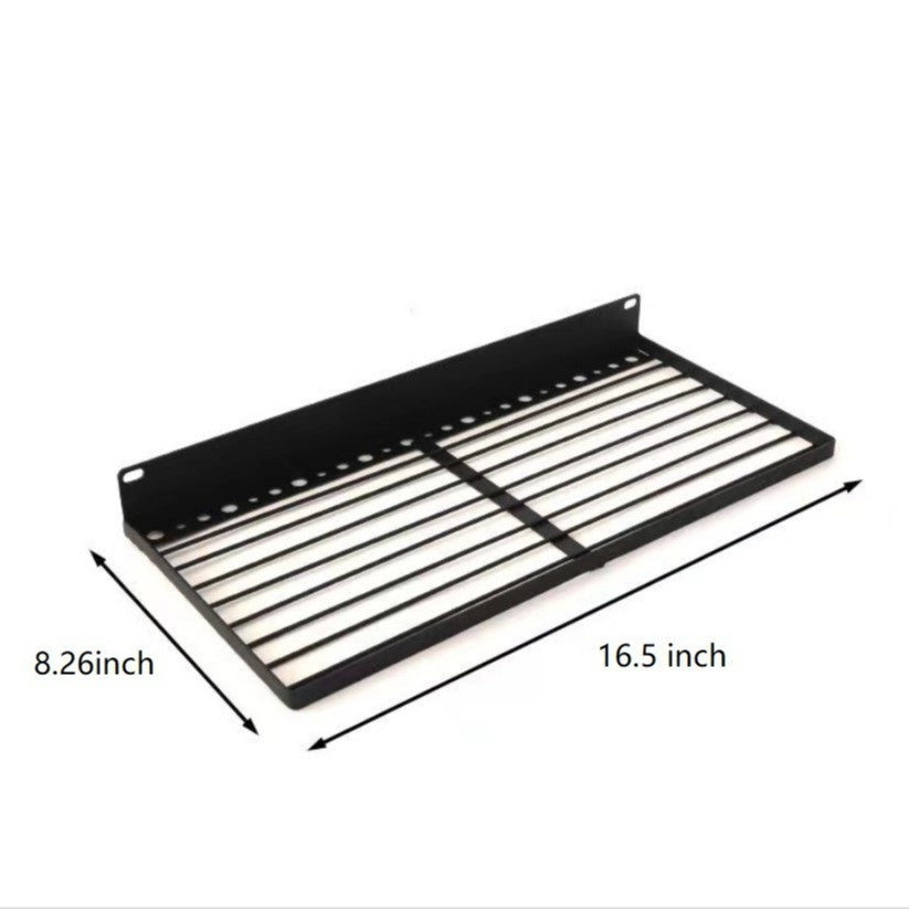 Garage wall-mounted tool shelf