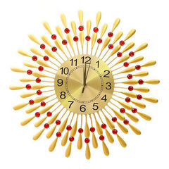 Durable Metal Wall Clock on display