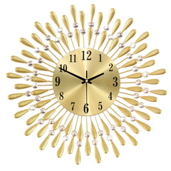 Decorative Wall Clock with silent mechanism