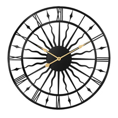 Elegant wall clock in living room setting image 5