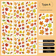 static cling decorations for fall
