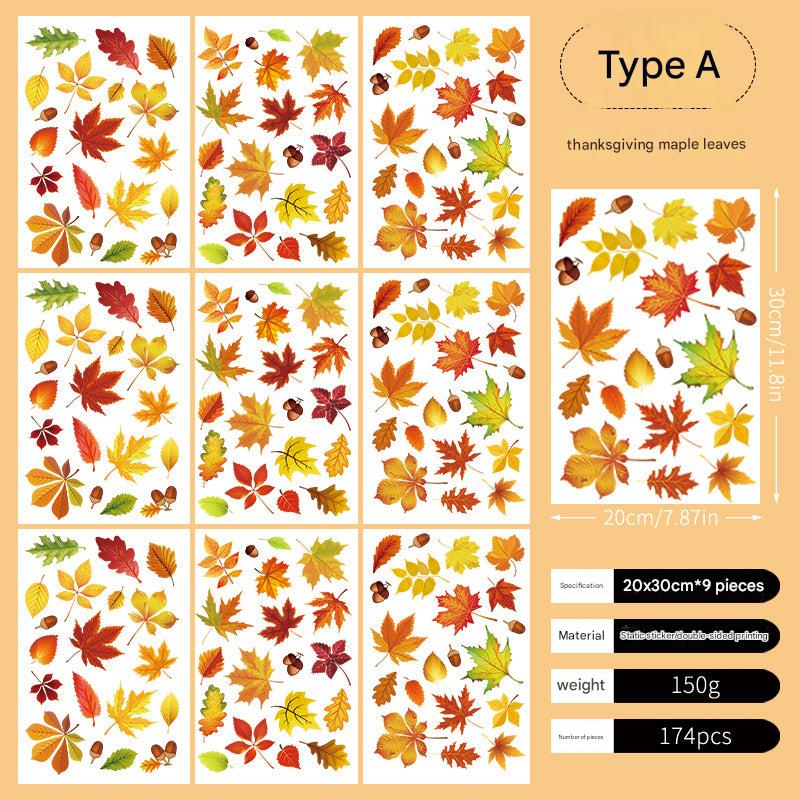 static cling decorations for fall