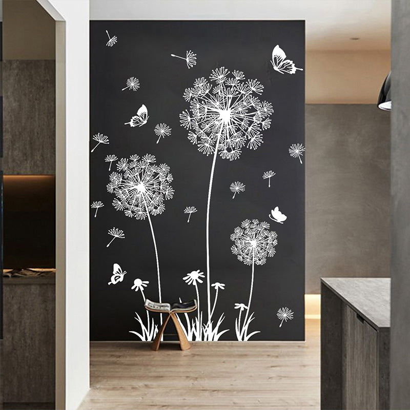 removable dandelion design wall sticker