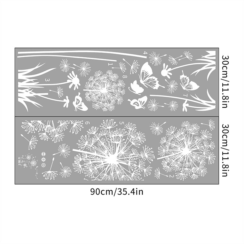 decorative wall sticker in a modern living space